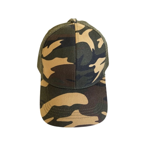 Ponytail Baseball Cap (Camouflage) - Picture 11 of 11